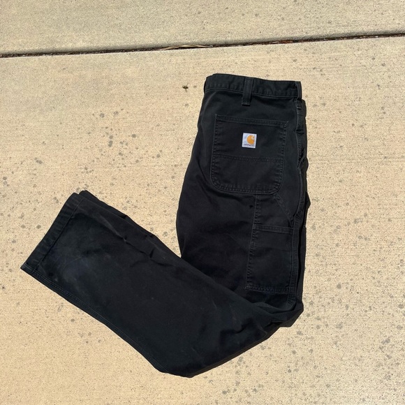 Vintage Black Carhartt Carpenter Pant - Picture 1 of 4